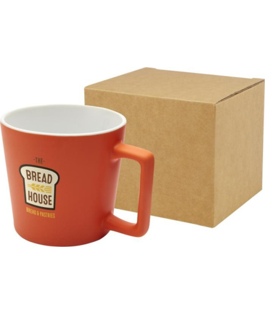 ADT Cali 370 ml keramikmugg med matt yta | ADT Tryck