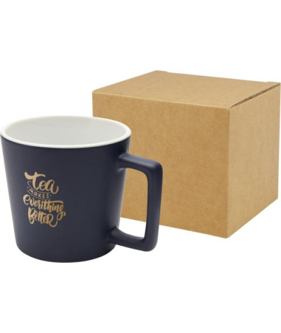 ADT Cali 370 ml ceramic mug with matt finish
