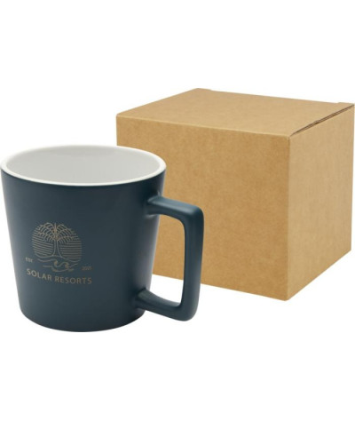 ADT Cali 370 ml keramikmugg med matt yta | ADT Tryck