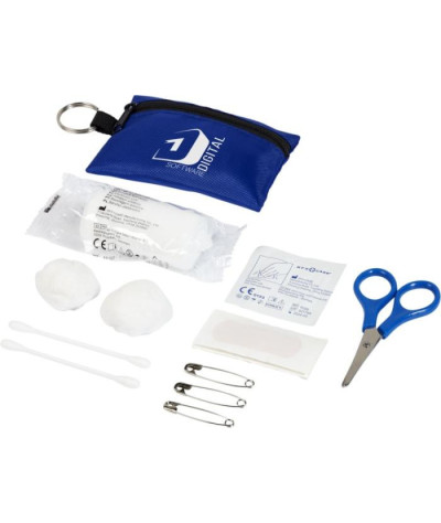 ADT Valdemar First aid kit in bag with keyring 16 pieces