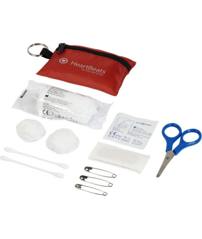 ADT Valdemar First aid kit in bag with keyring 16 pieces