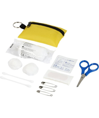 ADT Valdemar First aid kit in bag with keyring 16 pieces