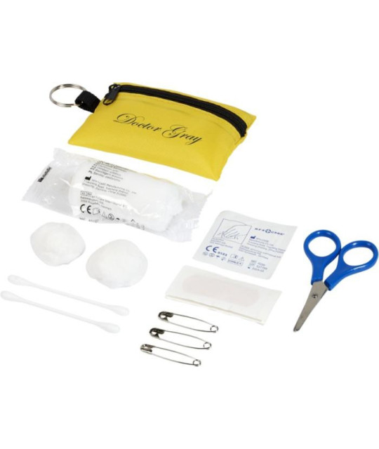 ADT Valdemar First aid kit in bag with keyring 16 pieces