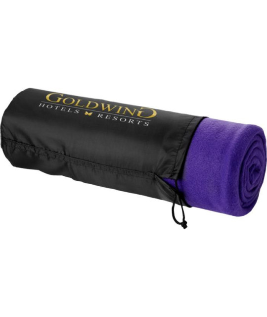 ADT Huggy fleecefilt med påse 150 x 120 cm | ADT Tryck