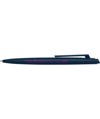 ADT Ipe ballpoint pen made of RCS certified recycled material (blue colour...
