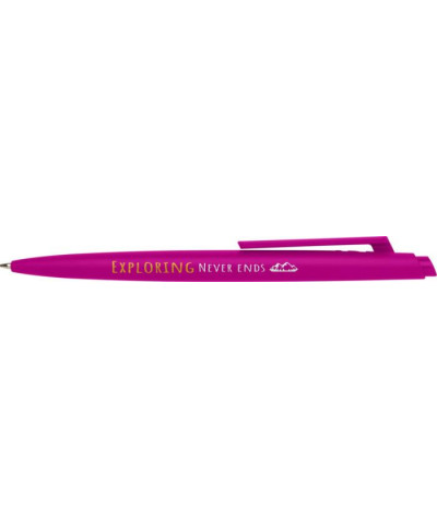ADT Ipe ballpoint pen made of RCS certified recycled material (blue colour...
