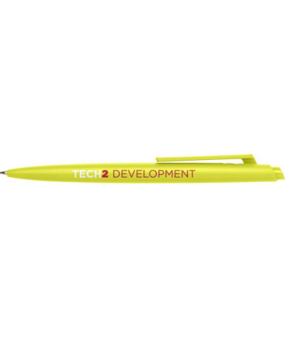 ADT Ipe ballpoint pen made of RCS certified recycled material (blue colour...