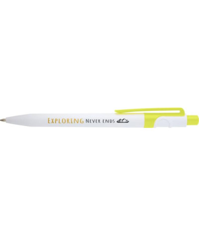 ADT Unica recycled plastic ballpoint pen (blue ink)