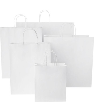ADT Kraftpapperspåse, 25x11x32 cm, 80 g/m2 med tvinnade handtag | A...