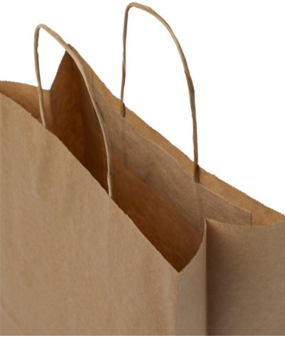 ADT Kraftpapperspåse, 25x11x32 cm, 80 g/m2 med tvinnade handtag | A...