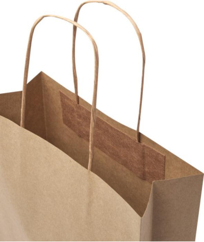 ADT Kraftpapperspåse, 24x9x32 cm, 120 g/m2 med tvinnade handtag | A...
