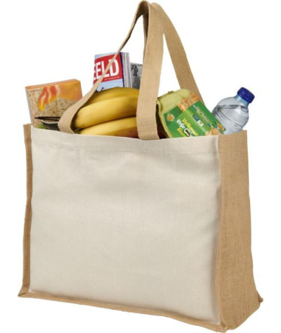 ADT Varai 320 g/m² shoppingkasse 23L av kanvas och jute