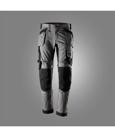 Stretch pants with holster pockets