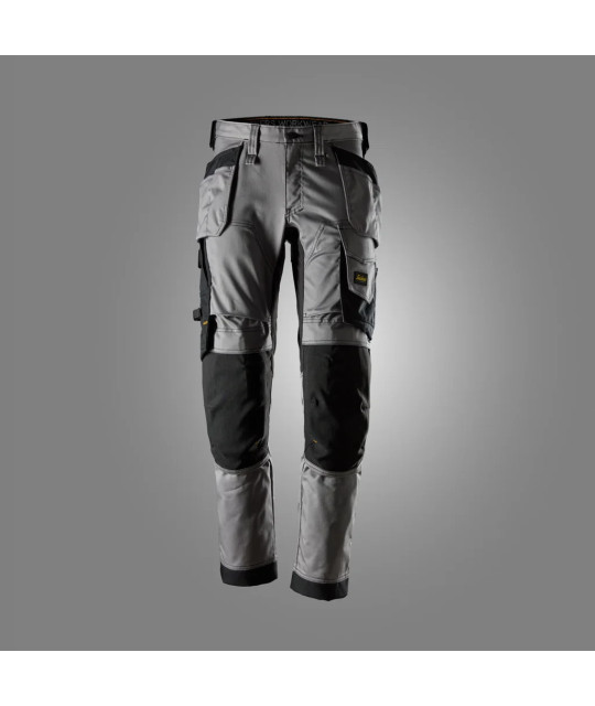 Stretch pants with holster pockets