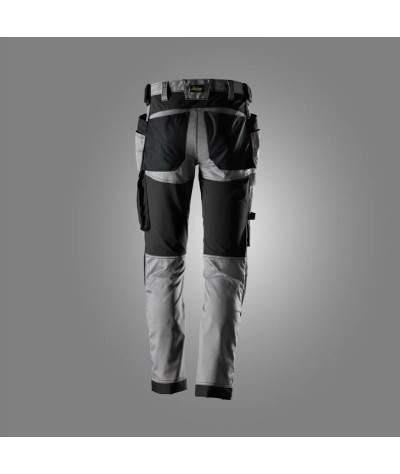 Stretch pants with holster pockets