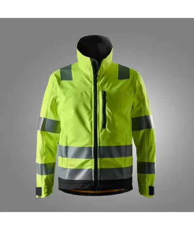 Warning jacket in softshell, warning class 3