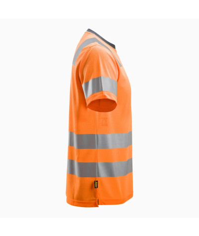 Short-sleeved high-visibility shirt, class 2