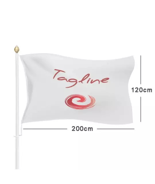 ADT Liggande Flagga 200x120 cm för flaggstång, 160g rPET-Pro | ADT ...