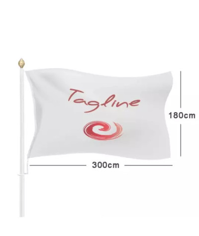 ADT Liggande Flagga 300x180 cm för flaggstång, 160g rPET-Pro | ADT ...