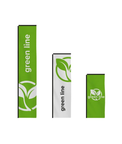 ADT H-shape endast Flagga - Beachflagga | ADT Tryck