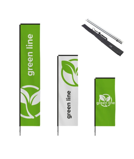 H-shape with mast - Beach flag