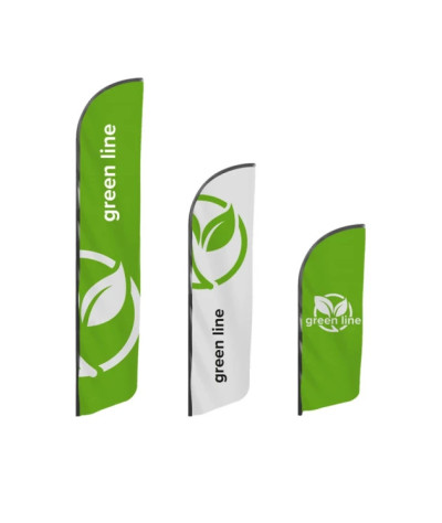 Shark fin only Flag - Beach flag