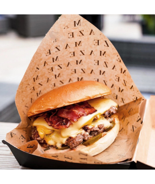 ADT Hamburgerficka med tryck | ADT Tryck