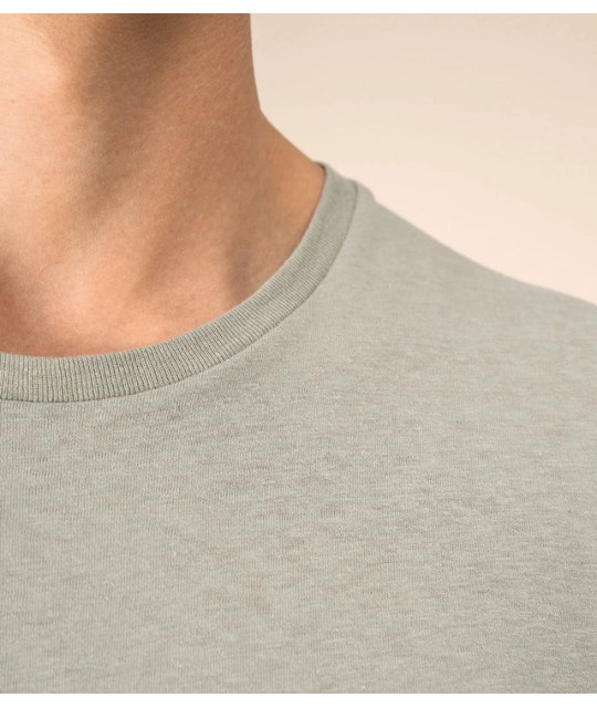 SPASSO Eco-Friendly Unisex Organic Cotton and Linen T-shirt | ADT T...