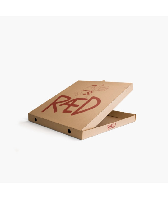 ADT Tryckta pizzakartonger med enkla tryck i 1–3 färger | ADT Tryck