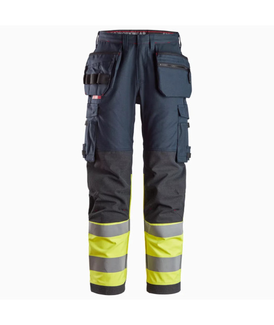High-visibility trousers with holster pockets, 1 o'clock