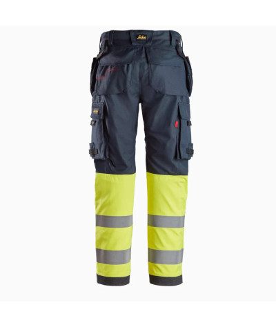 High-visibility trousers with holster pockets, 1 o'clock
