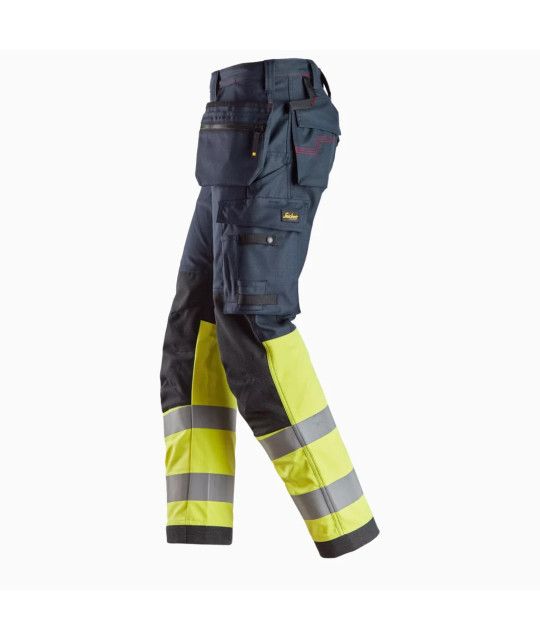 High-visibility trousers with holster pockets, 1 o'clock