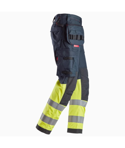 High-visibility trousers with holster pockets, 1 o'clock