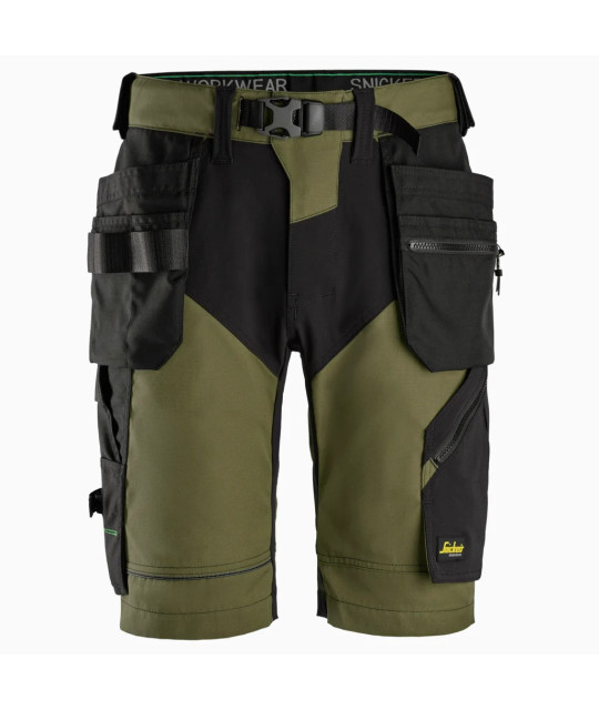 Snickers Workwear Arbetsshorts+ med hölsterfickor, Snickers Workwea...