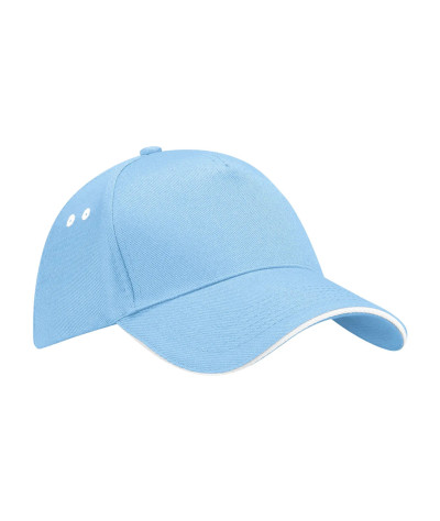 Beechfield Ultimate 5 Panel Cap - Sandwich Peak | ADT Tryck
