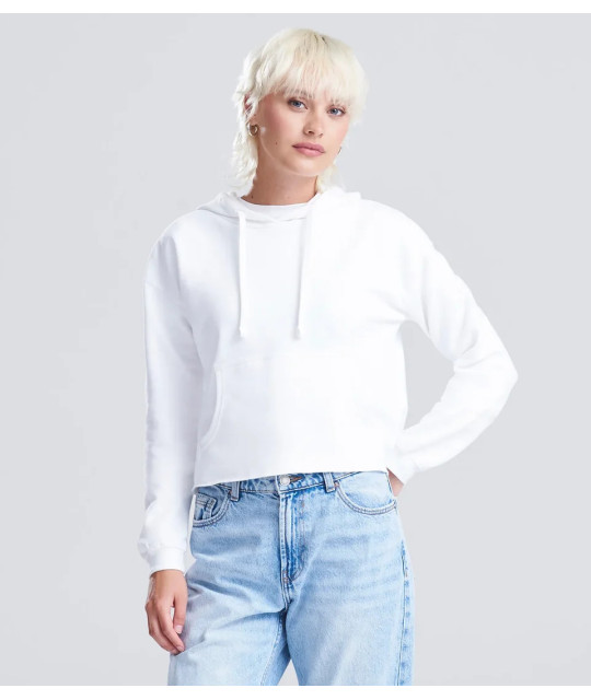 Just Hoods Women's Cropped Hoodie | ADT Tryck