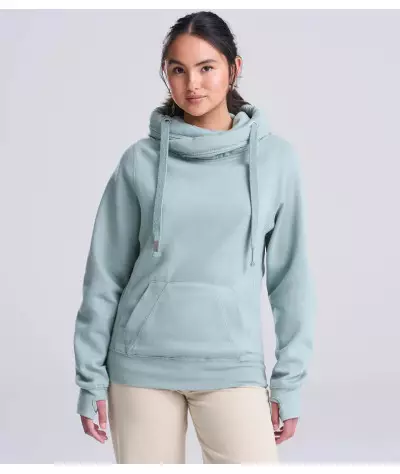 Cross Neck Hoodie