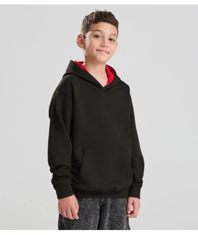 Just Hoods Kids Varsity Hoodie | ADT Tryck