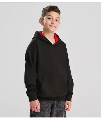 Just Hoods Kids Varsity Hoodie | ADT Tryck