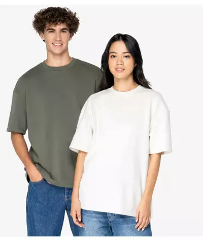 Native Spirit Unisex Eco-Friendly Oversized French Terry T-shirt | ...