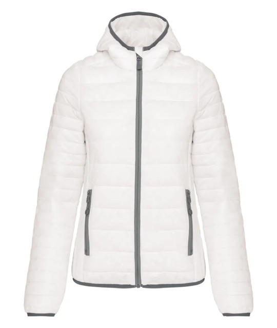 Kariban Ladies' Lightweight Hooded Padded Jacket | ADT Tryck