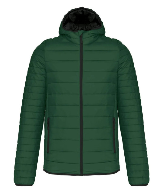 Kariban Men's Lightweight Hooded Padded Jacket | ADT Tryck