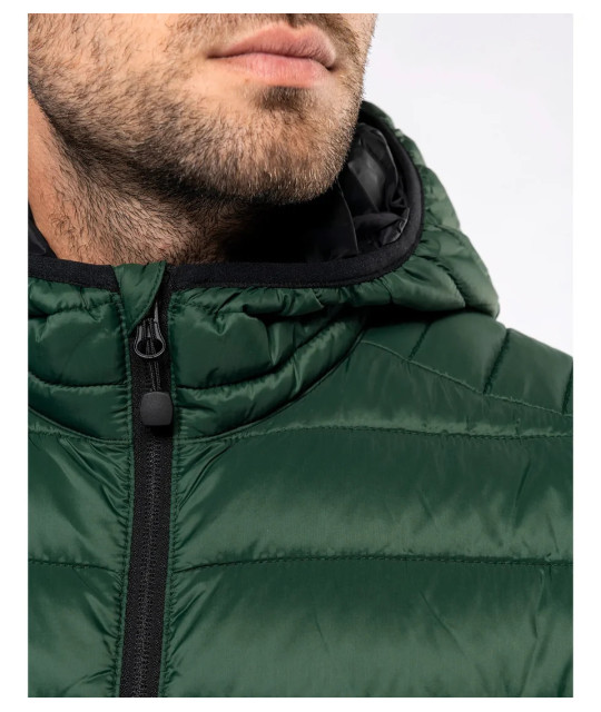 Kariban Men's Lightweight Hooded Padded Jacket | ADT Tryck