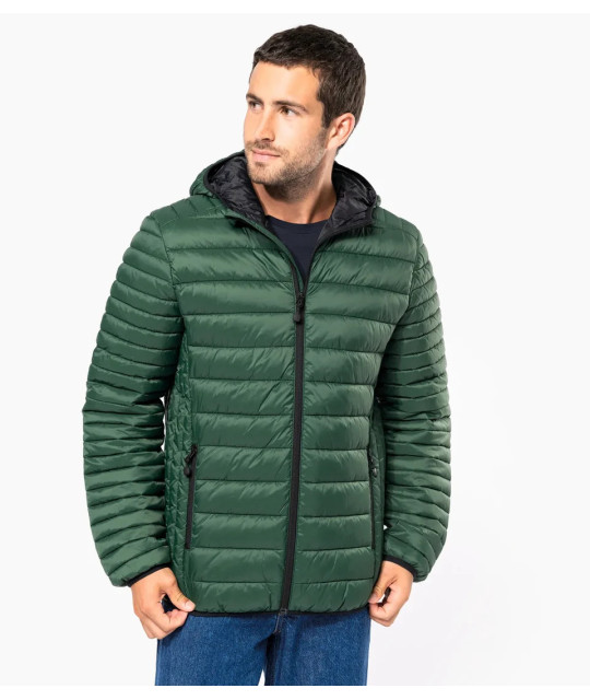 Kariban Men's Lightweight Hooded Padded Jacket | ADT Tryck