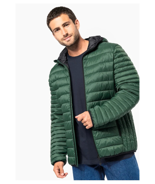 Kariban Men's Lightweight Hooded Padded Jacket | ADT Tryck