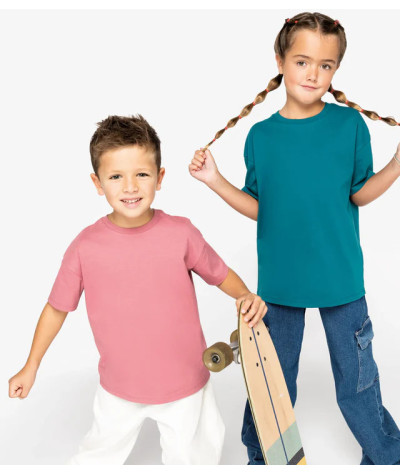 Eco-Friendly Kids' Dropped Shoulders T-shirt