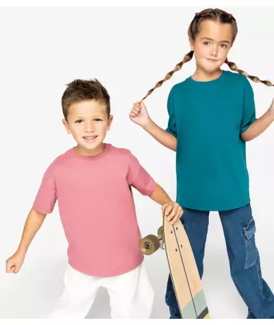 Native Spirit Eco-Friendly Kids' Dropped Shoulders T-shirt | ADT Tryck