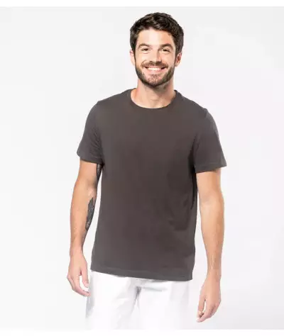 Short-Sleeved Crew Neck T-shirt