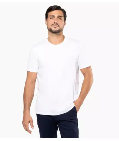 Men's Crew Neck Short-Sleeved Supima® T-shirt
