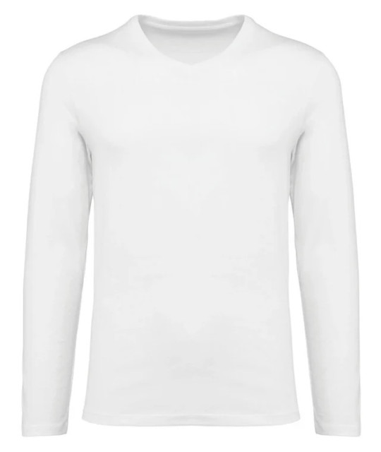 Men's V-Neck Long-Sleeved Supima® T-shirt